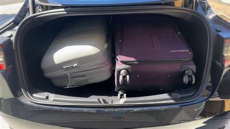 How Many Suitcases Will Fit In The Tesla Model 3 Youtube