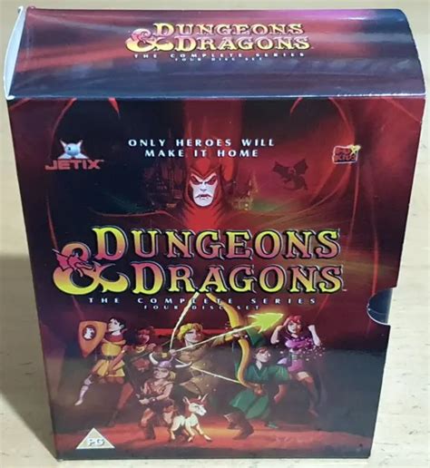 DUNGEONS DRAGONS The Complete Animated Series 4 Disc DVD Box Set