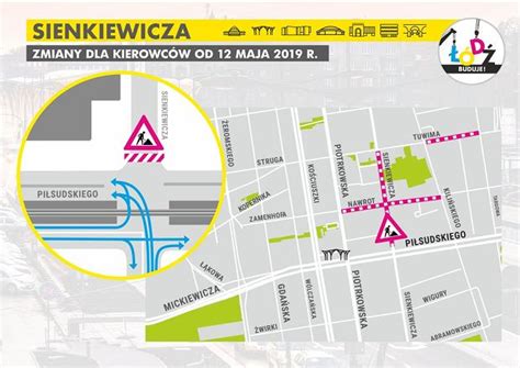 Ulica Sienkiewicza już zamknięta Ważne zmiany w organizacji ruchu