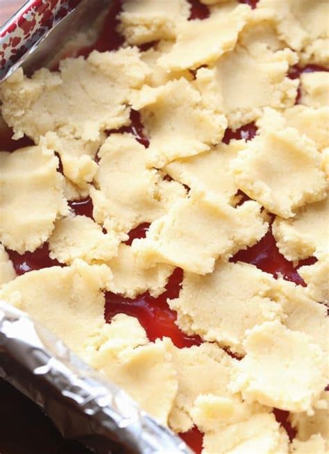 Strawberry Shortbread Bars Cookies And Cups