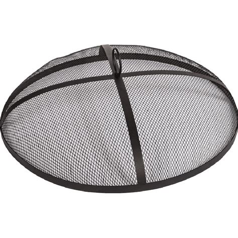 Dagan Industries 36 Inch Black Mesh Fire Pit Spark Screen Round Bbqguys