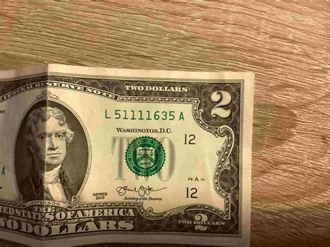 Repeating Serial Number $2 Bill, Worth? - Coin Community Forum