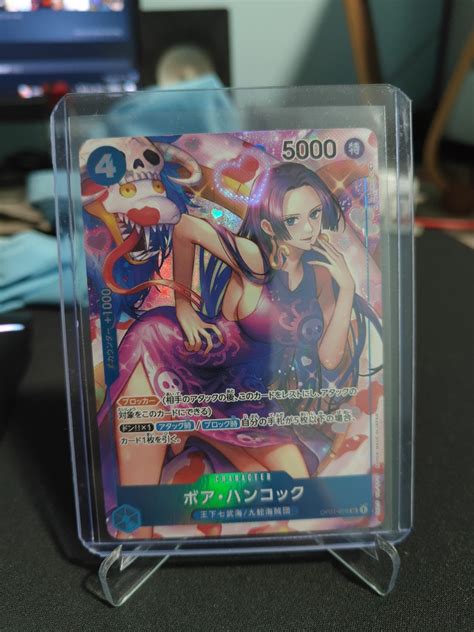 Boa Hancock Parallel One Piece Tcg Op 01 Hobbies And Toys Toys And Games On Carousell