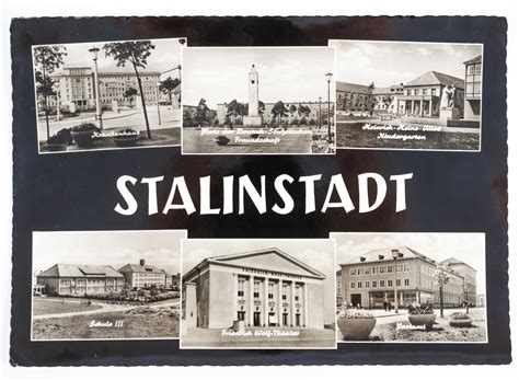 Postkarte Stalinstadt Ddr Museum Berlin