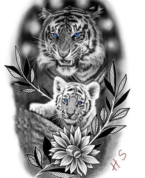 Pin By Maya Nixon On Sketches Tiger Tattoo Sleeve Leopard Tattoos