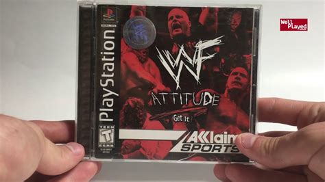 WWF Attitude Playstation 1 Game Review YouTube