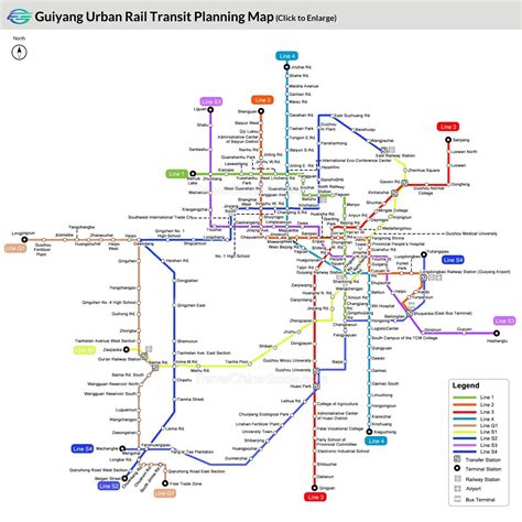 Guiyang Urban Rail Transit Maps: Metro Lines, Stations