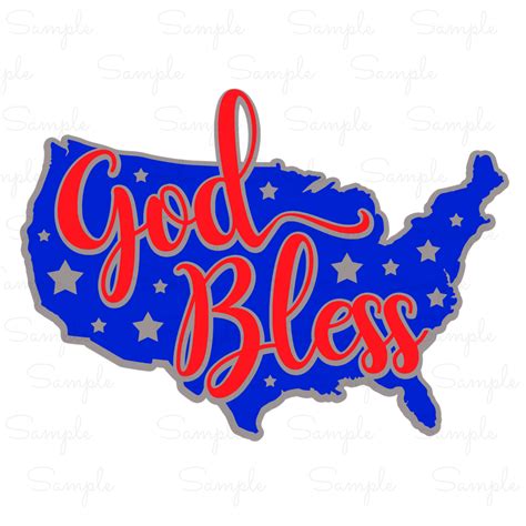 God Bless America Ready To Press Transfer Lillyscrafts