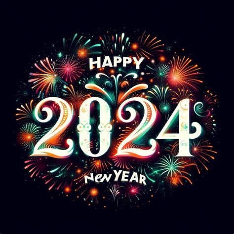 Premium Ai Image Celebration Happy New Year 2024