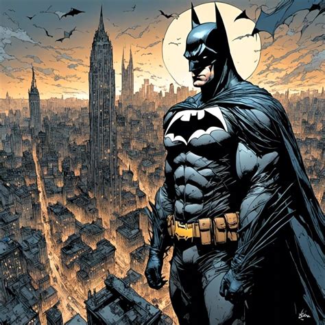 Batman In The City Of Gotham Ai Generated Artwork Nightcafe Creator