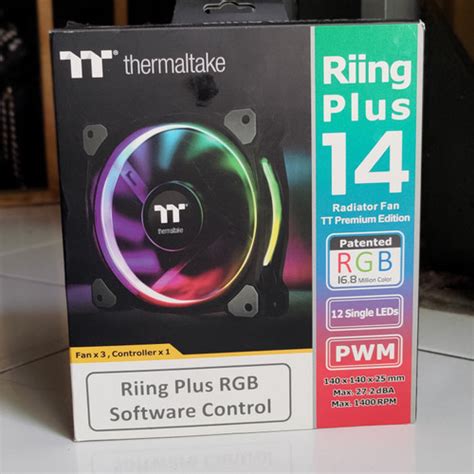 Jual Cpu Fan Thermaltake Ring Plus 14 Rgb 3 In 1 Radiator Fan New