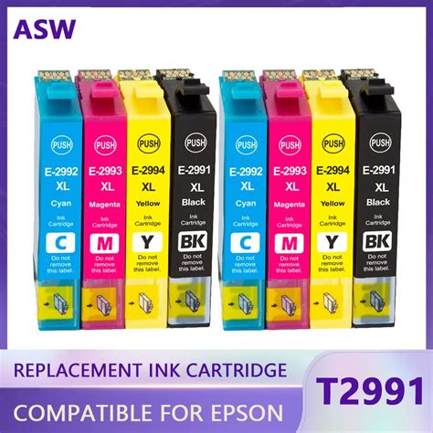 8pcs T2991 T2992 T2993 T2994 29 29xl 29XL Para Epson Cartucho De Tinta