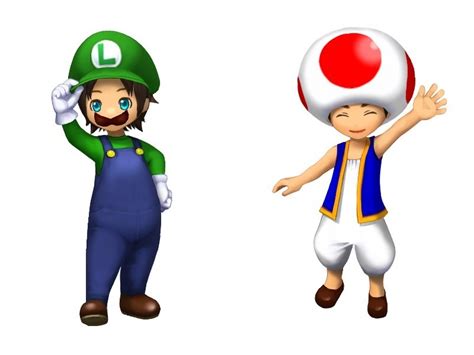 First Look At The Luigi And Toad Costumes In Story Of Seasons Good