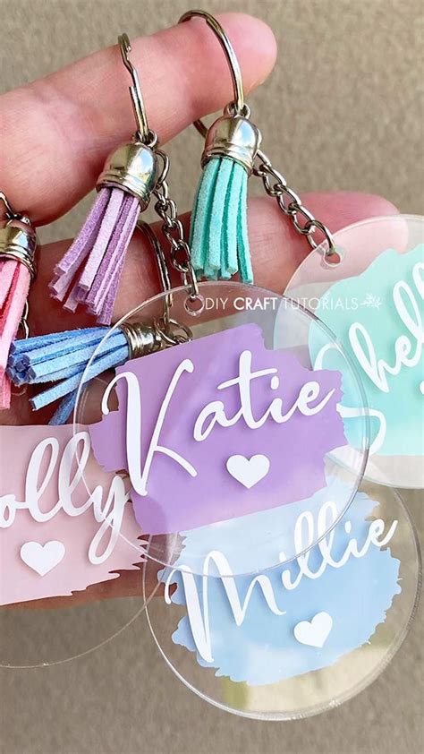 Diy Keychain Svg For Cricut Paint Brush Stroke Svg Bundle And Tutorial