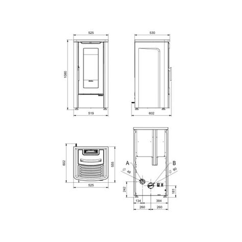 Stufa A Pellet La Nordica Dahiana Extraflame VFS 10kw 1285500 Vendita