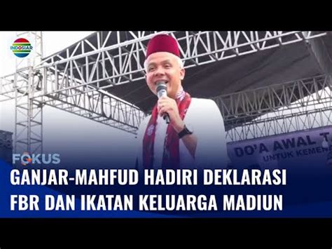 Ganjar Mahfud Hadiri Deklarasi Dukungan FBR Dan Ikatan Keluarga Madura