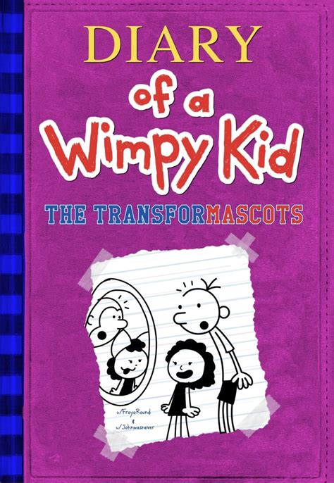 Diary Of A Wimpy Kid Transformascots Cover And Page 1 Gregs My Fav