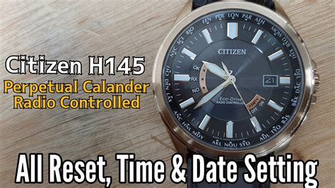 Citizen H Full Time Setting Instruction Perpetual Calendar Radio