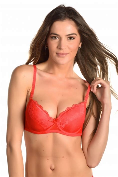 Soutien Gorge Comme Ça Des Halles Naira Couleur Rouge Taille D Mademoiselle Lingerie