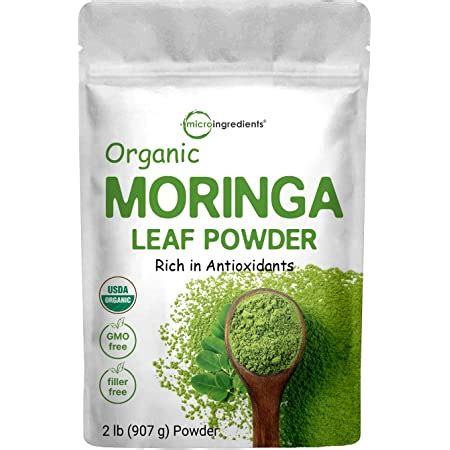 Amazon Organic Moringa Powder Lbs Oz Lab Tested