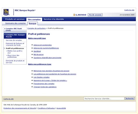 Configuration Rbc Banque Royale