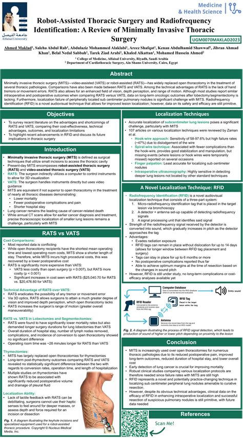 Pdf Robot Assisted Thoracic Surgery And Radiofrequency Identification