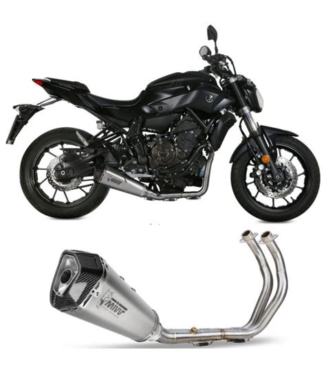 Scarico Completo Mivv Yamaha Mt Terminale Delta Race Inox Moto