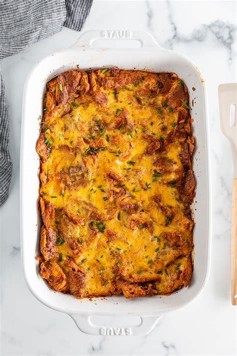 Savory Sausage Croissant Breakfast Casserole No 2 Pencil