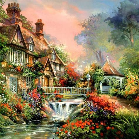 11 Best Jim Mitchell Artwork Images On Pinterest Cottage Art