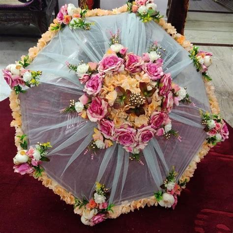 Elegant Floral Umbrella | Floral umbrellas, Umbrella decorations ...