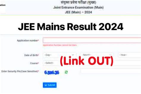 JEE Mains Result 2024 Session 1 Link OUT Check Result Cut Off