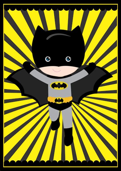 Mightyprint Dc Comics Justice League Chibi Batman Graphic Art Print