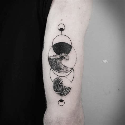 23 Geometric Tattoos ideas - Ninja Cosmico