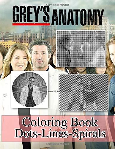 Greys Anatomy Dots Lines Spirals Coloring Book Collection Activity New