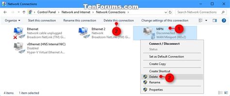 Remove A Vpn Connection In Windows 10 Tutorials