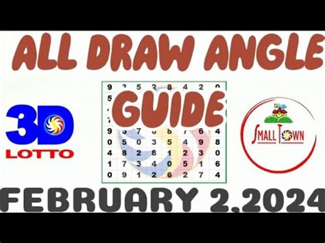 Swertres All Draw Angle Guide Today February D National D