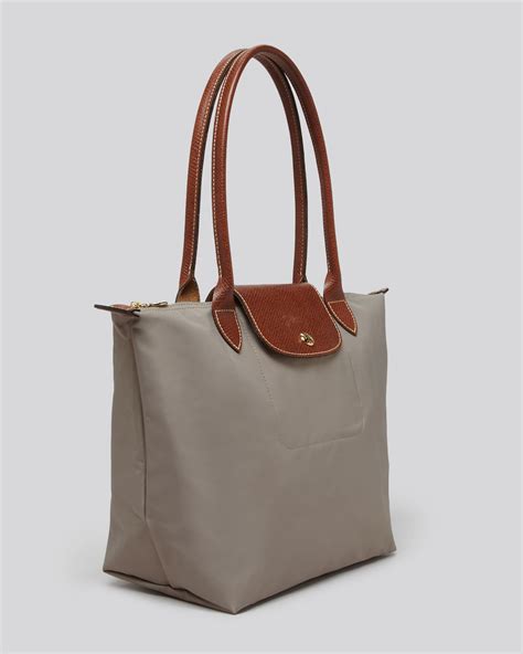 Longchamp Synthetic Le Pliage Medium Shoulder Tote In Clay Brown Lyst