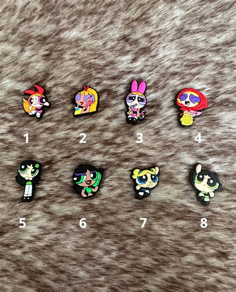 Powerpuff Girls Croc Charms Jibbitz Voor Croc Schoenen Etsy