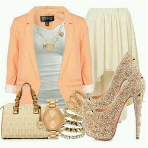 Peach Inspired Outfit I Looooove This Color Scheme And Outfit