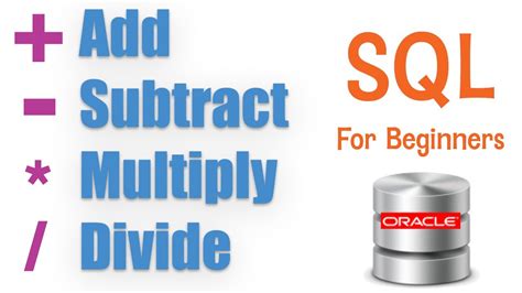 Addition Subtract Division And Multiply NVL In Oracle SQL For