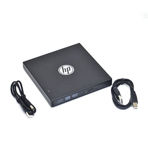 Hp External DVD Writer USB Slim Portable Optical Drive White Falcon