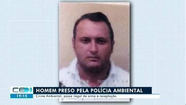 CETV 2ª Edição Homem é preso por crime ambiental posse ilegal de