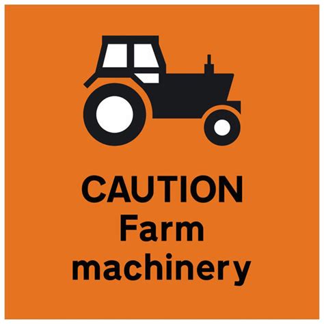 Caution Farm Machinery Sign Pittman