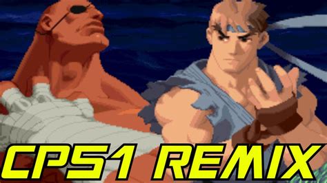 Street Fighter Alpha 2 Sagat Vs Ryu CPS 1 Remix YouTube