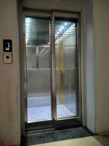 Automatic Glass Door Passenger Elevators Max Persons 13 Persons With