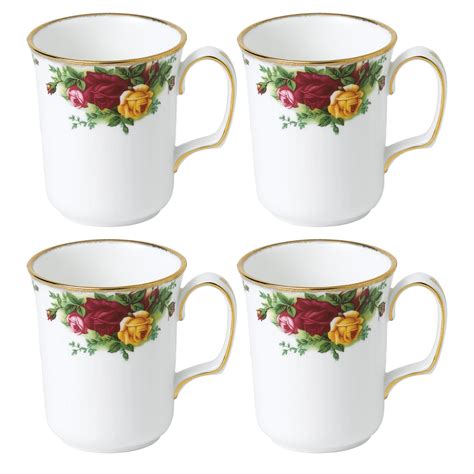 Royal Albert Old Country Roses Mug Set Pce Peter S Of Kensington