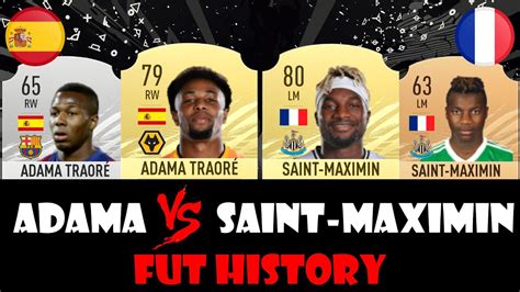 Adama Traore Vs Saint Maximin Fifa Ultimate Team History Fifa