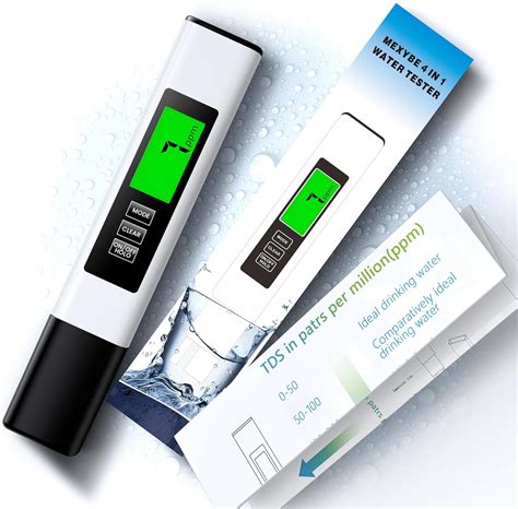 Tds Meter Digital Water Tester Quick And Accurate 3 In 1 Tds