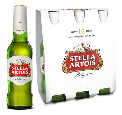 Cerveza Stella Artois European Pale Lagerrubia Ml Unidades