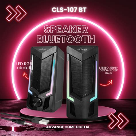 Jual Advance Speaker Gaming CLS 107BT RGB Gaming Speaker Bluetooth